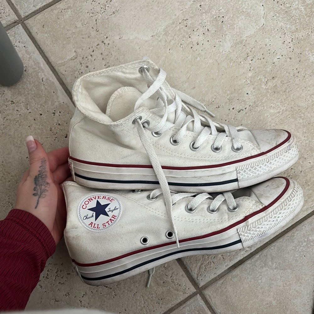 Converse All Star White High-Top Sneakers